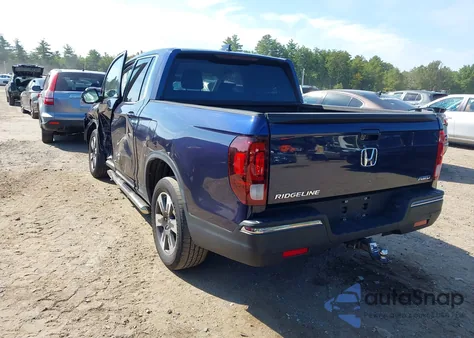 2017 Honda Ridgeline Rtl-T из США, поврежденный, VIN 5FPYK3F67HB028070